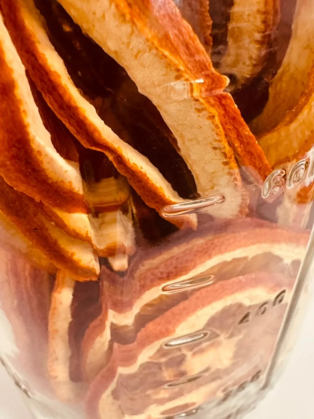 Ball Mason Jar with Dried Orange Slices